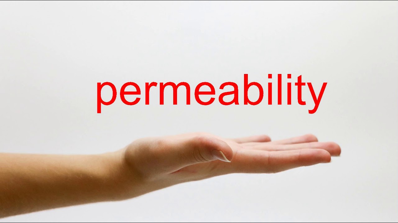 how to pronounce permeability