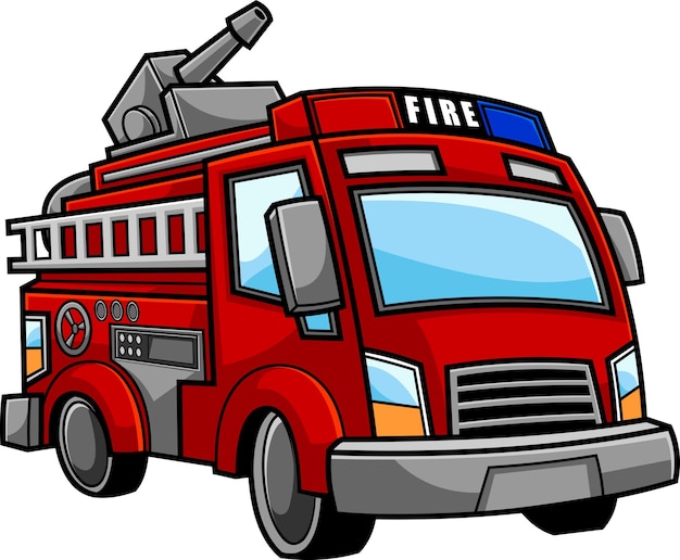 fire truck cartoon images