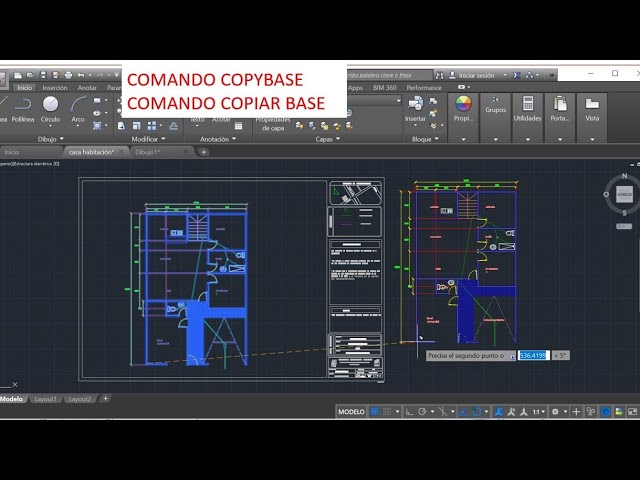 como copiar de un archivo de autocad a otro