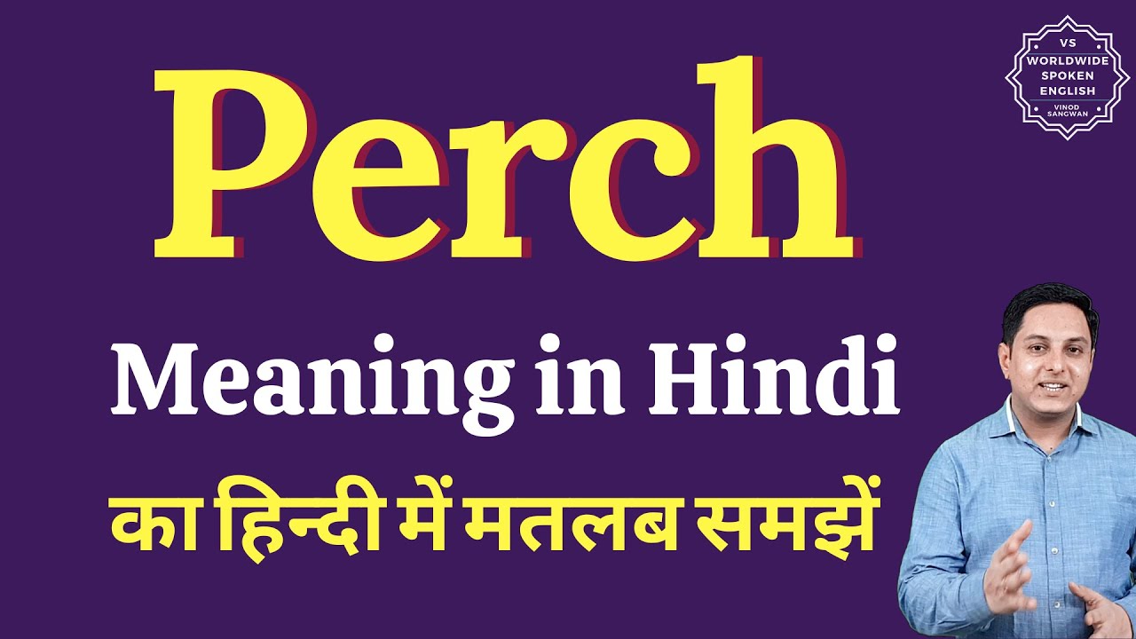 meaning of perch in hindi