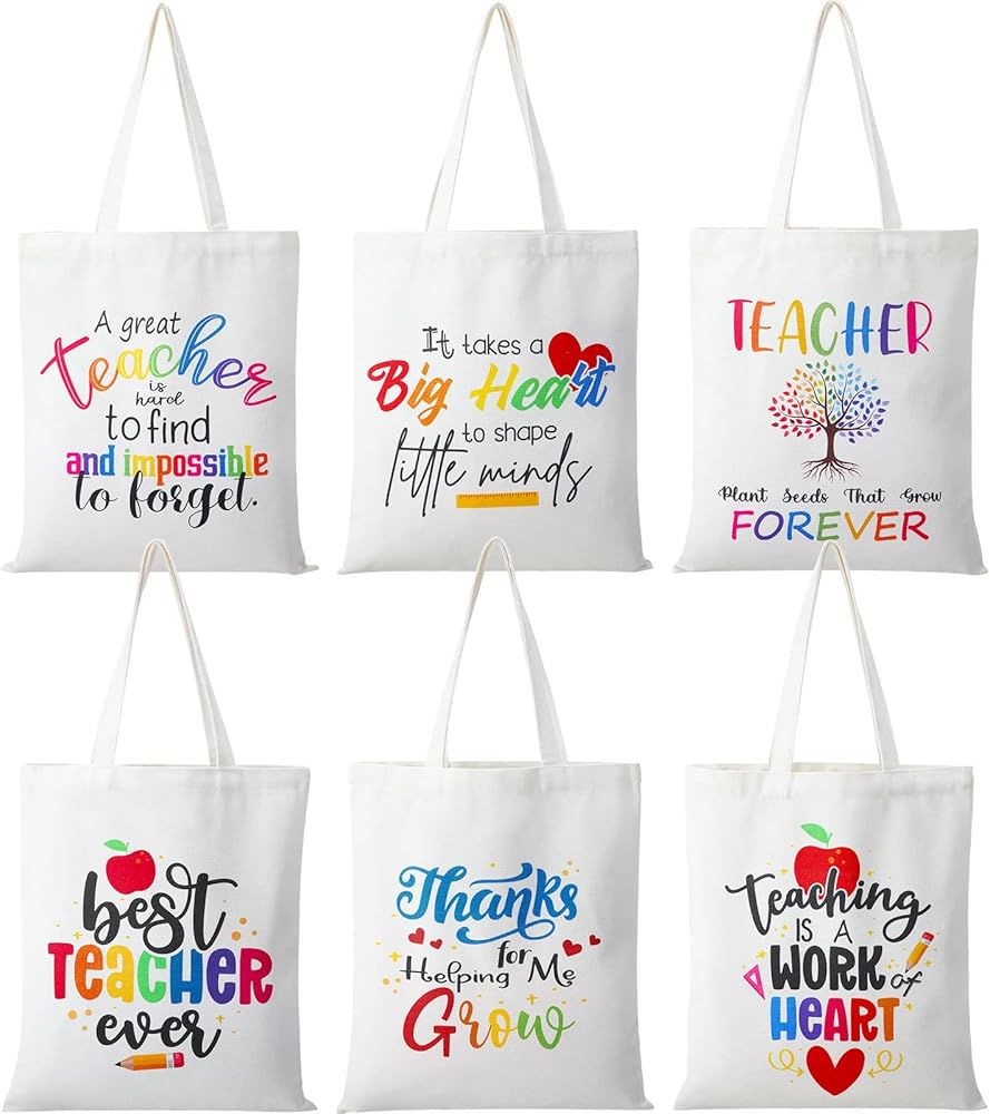 canvas bags for teachers