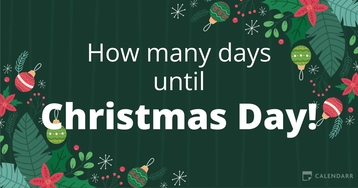 how many day are until christmas