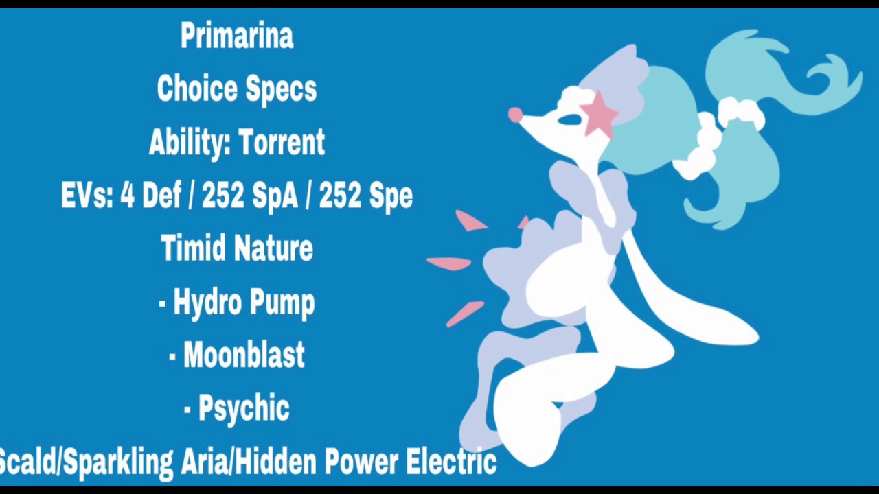 primarina best moveset