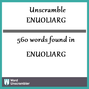 word unscrambler solver