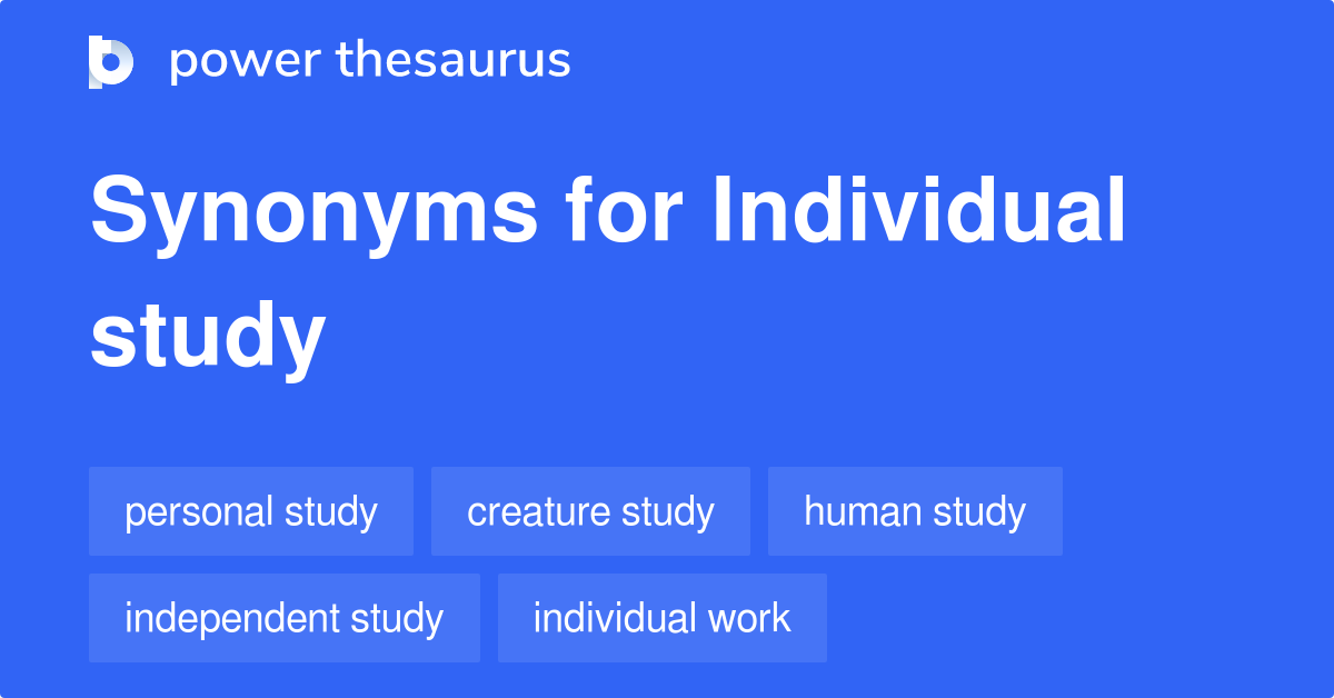 thesaurus individual