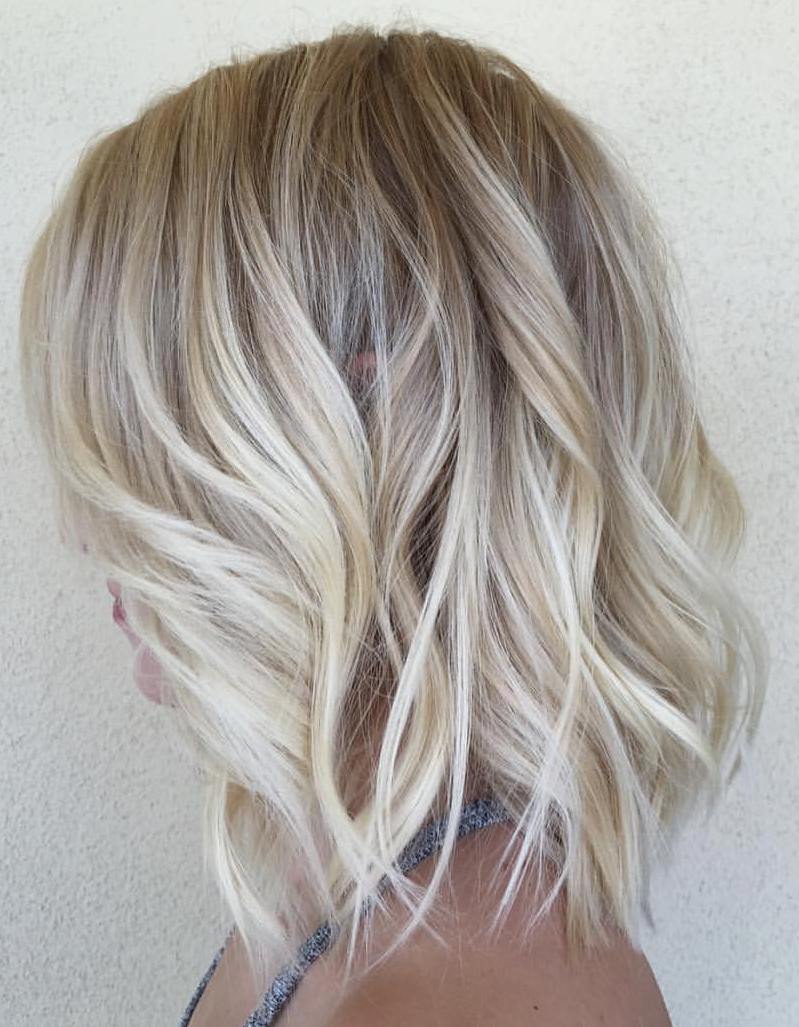 shoulder length hair and color