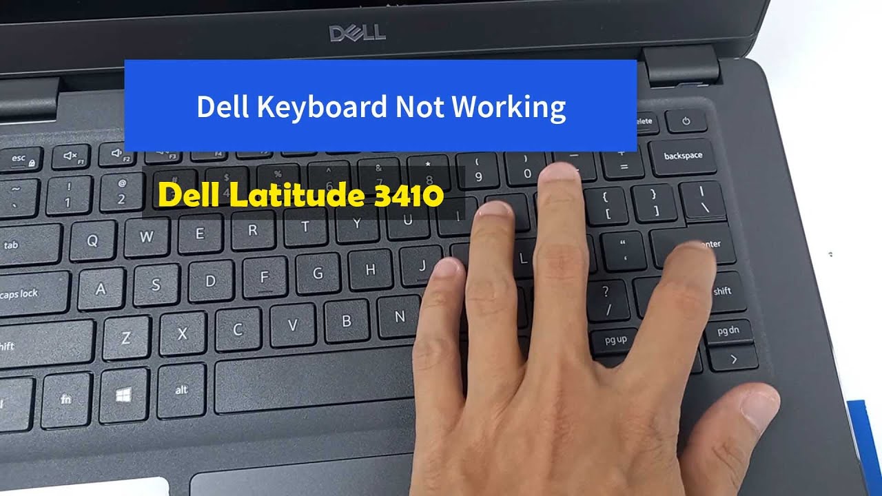 dell laptop keyboard not responding