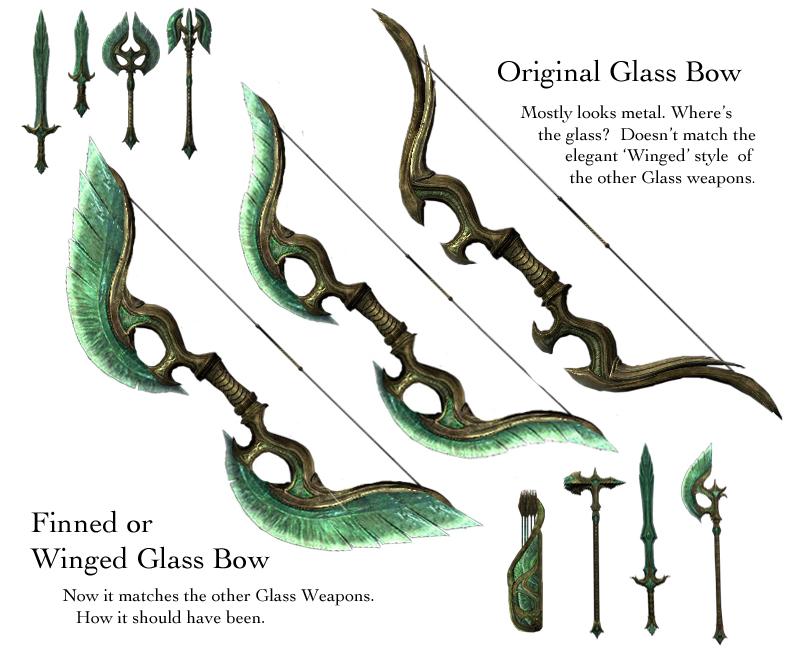 glass bow skyrim