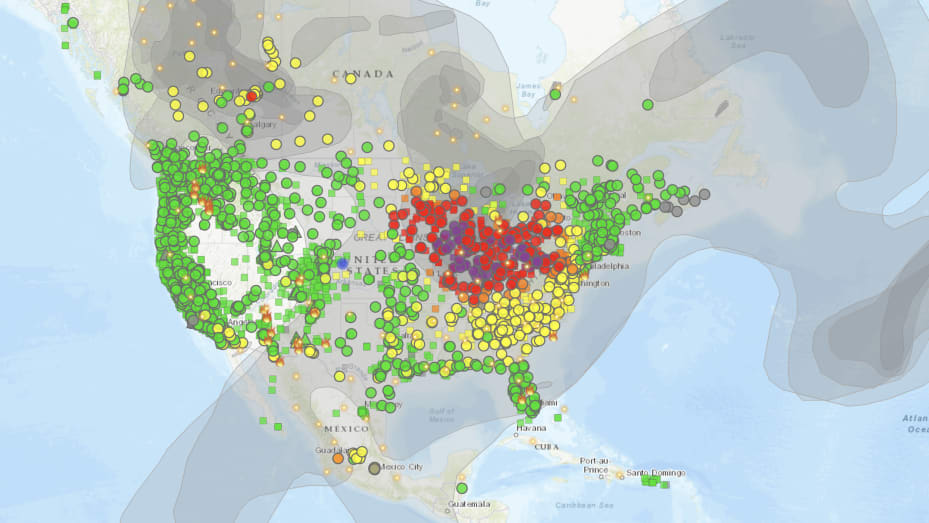 current canada forest fire map