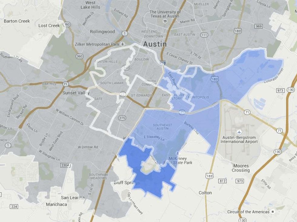 google fiber austin map