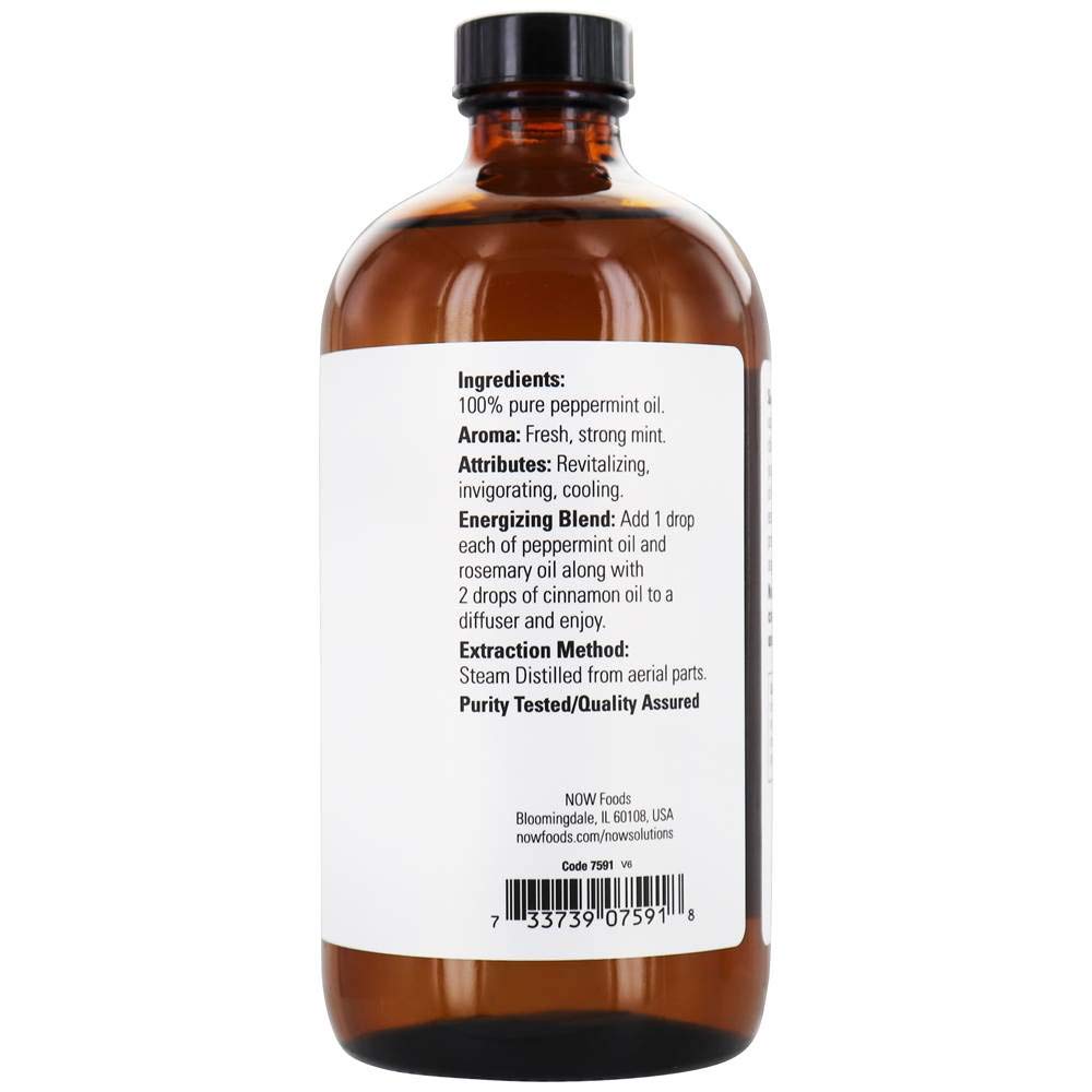 now peppermint oil 16 oz