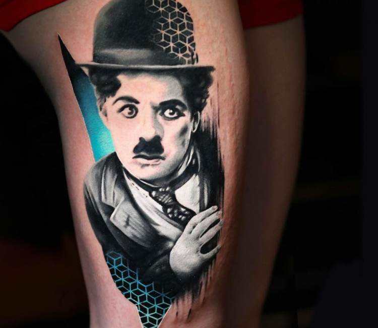 charlie chaplin tattoo designs