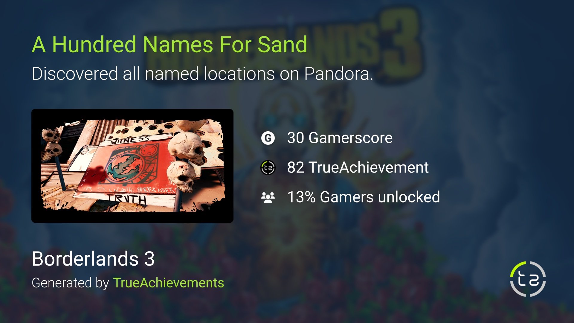 a hundred names for sand