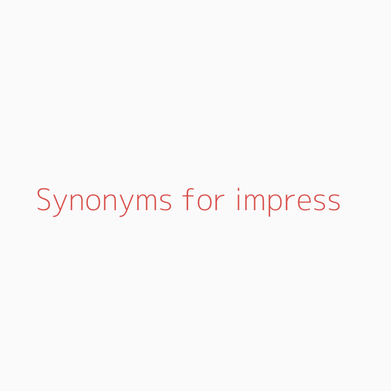 impress synonyms