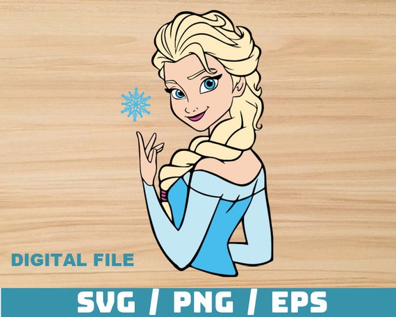 elsa face clipart