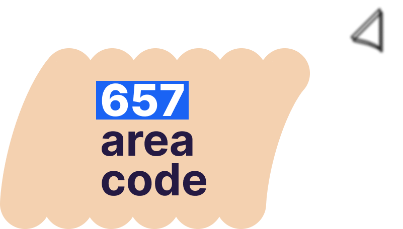 657 area code