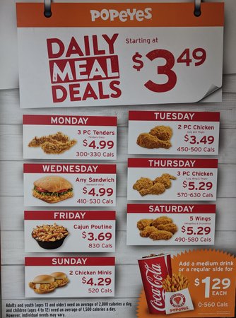 popeyes louisiana kitchen specials