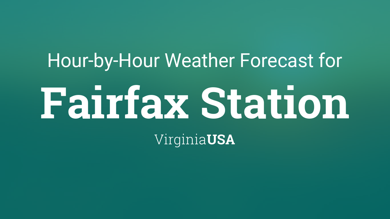 weather hourly fairfax va