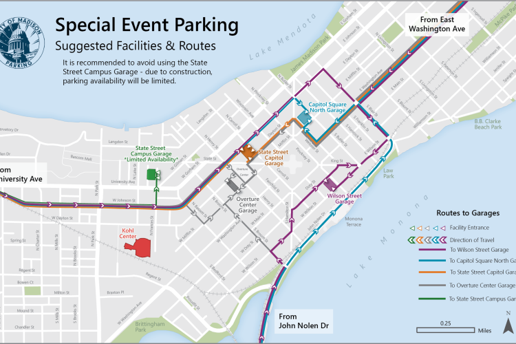 madison wi park and ride locations