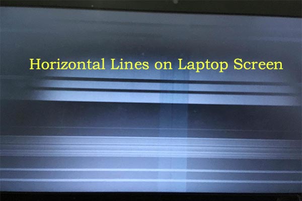 black horizontal line on laptop screen