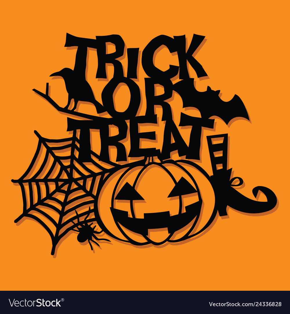 trick or treat vector