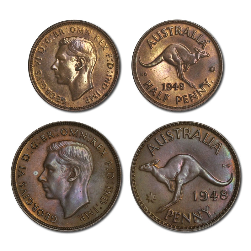 1948 australian half penny