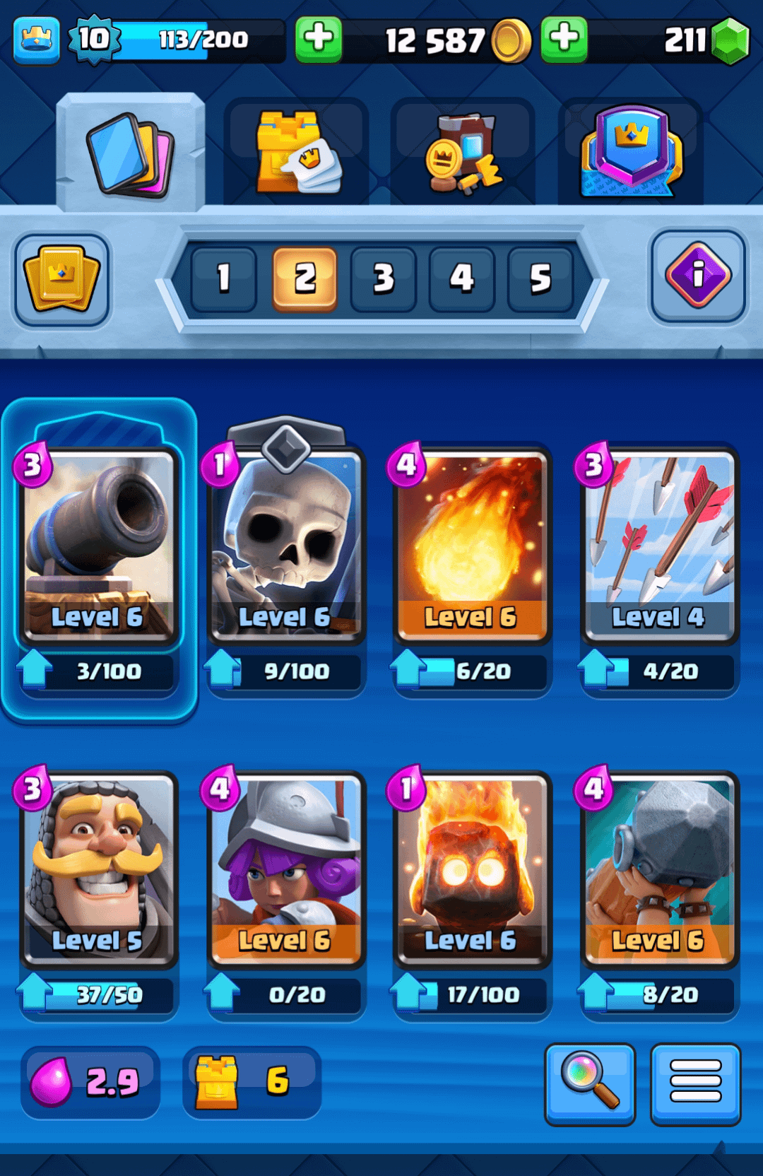 clash royale arena 4 best deck