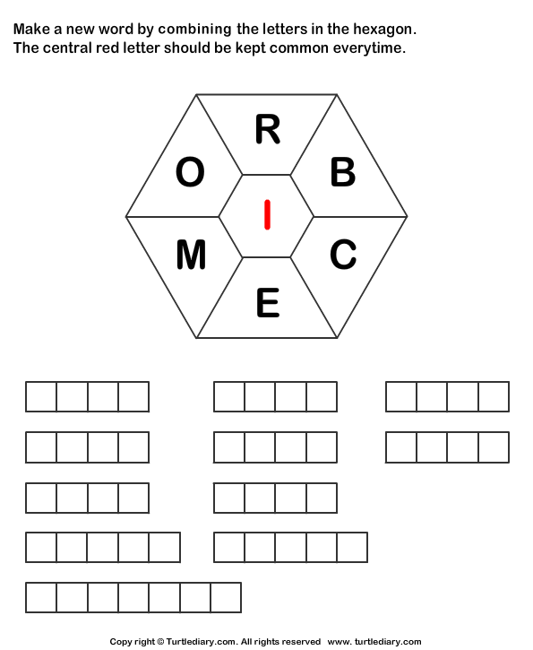 make up words with these letters