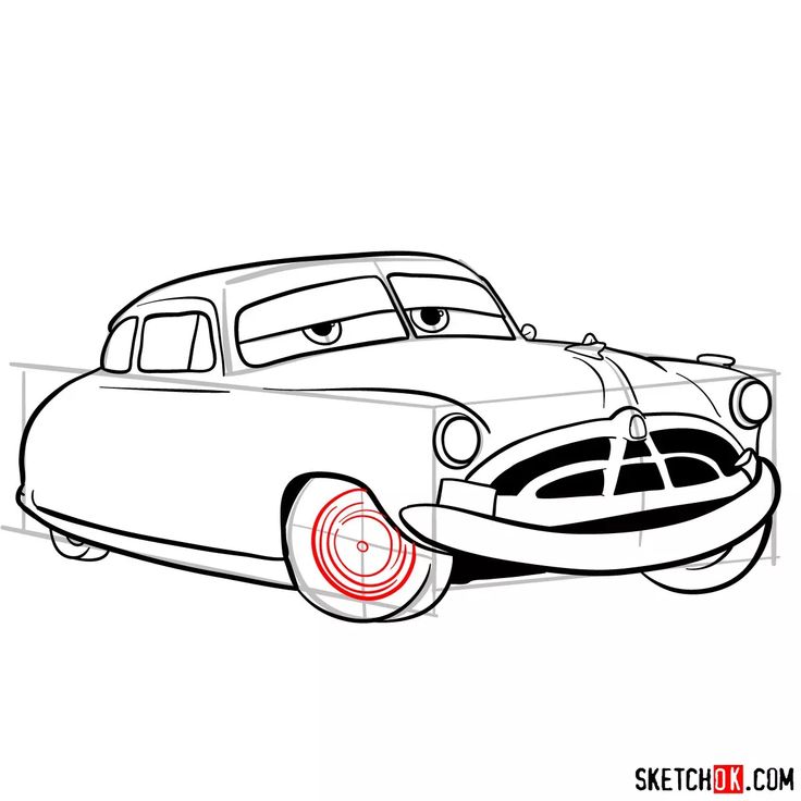 hudson hornet dibujo