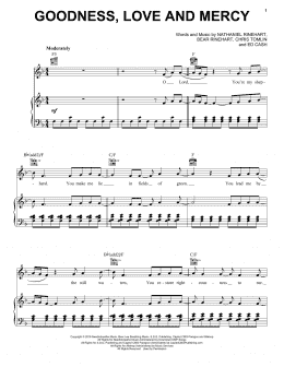 goodness love and mercy chords