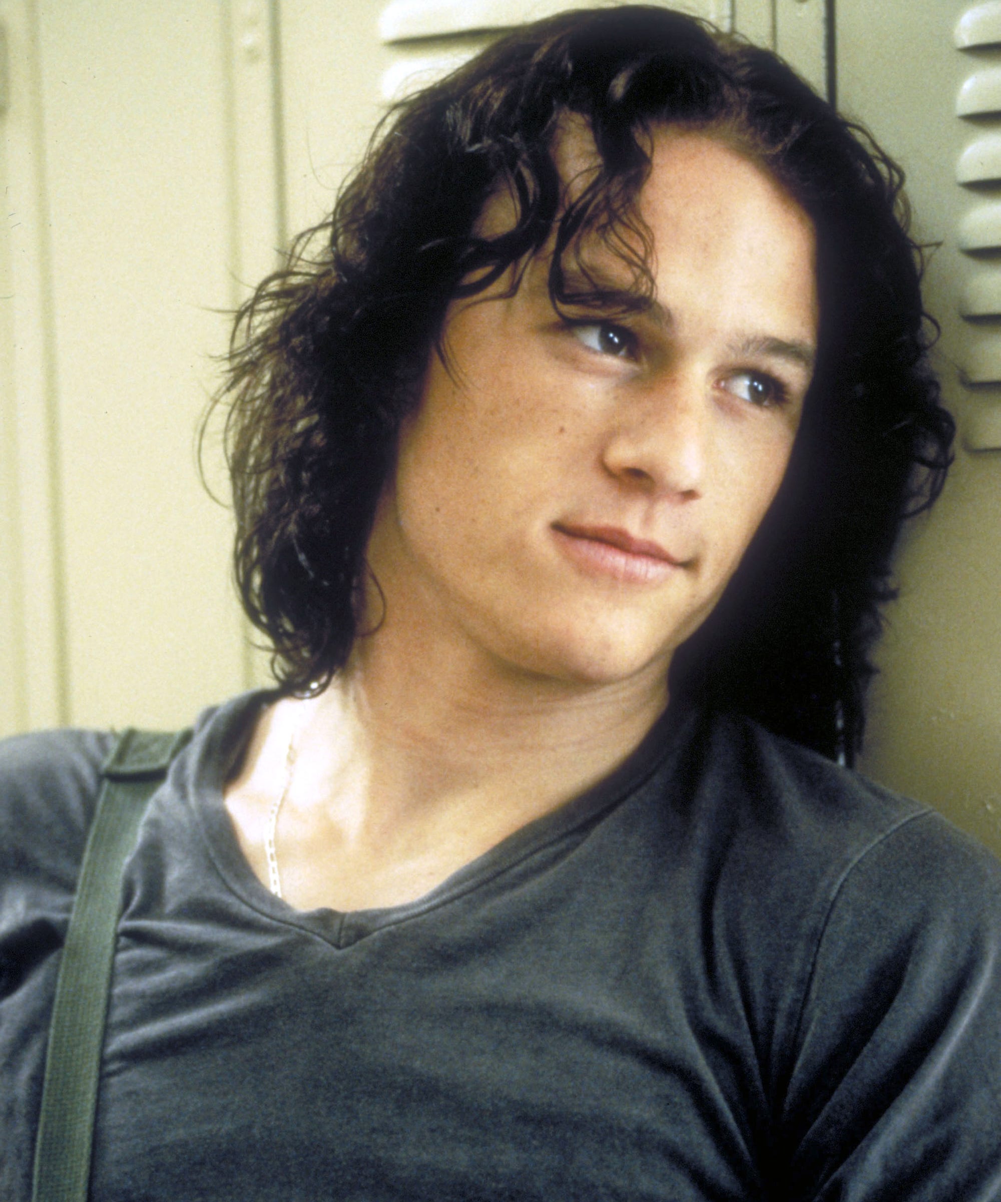 heath ledger long hair