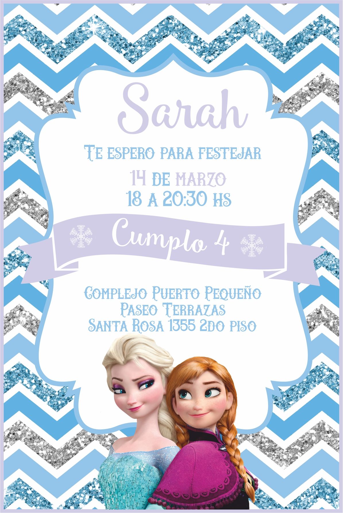 tarjetas de cumpleaños de frozen