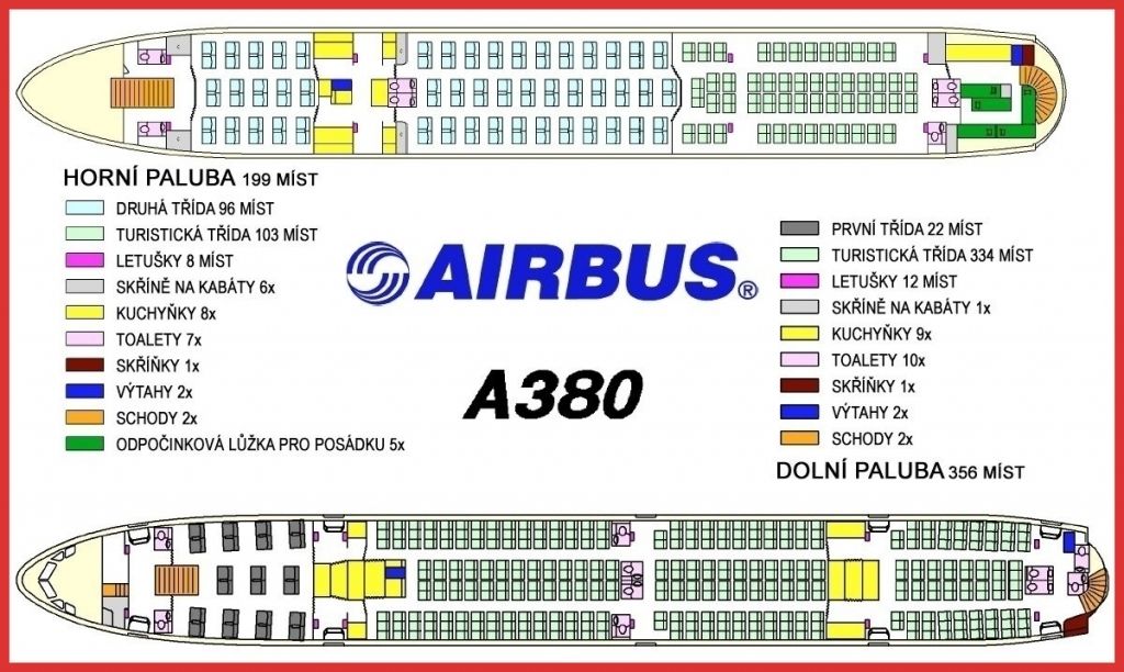 a380 seat map