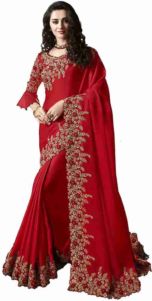 flipkart heavy work saree