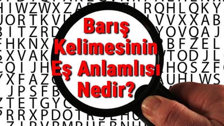 barış es anlamlisi