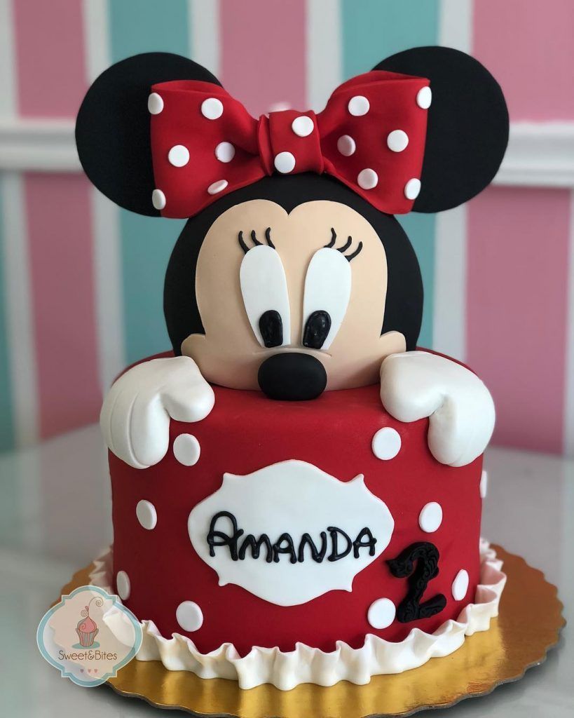 pasteles de minnie mouse