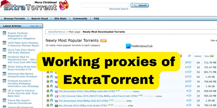 proxy extratorrent