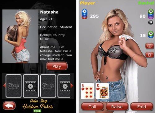 free strip poker games