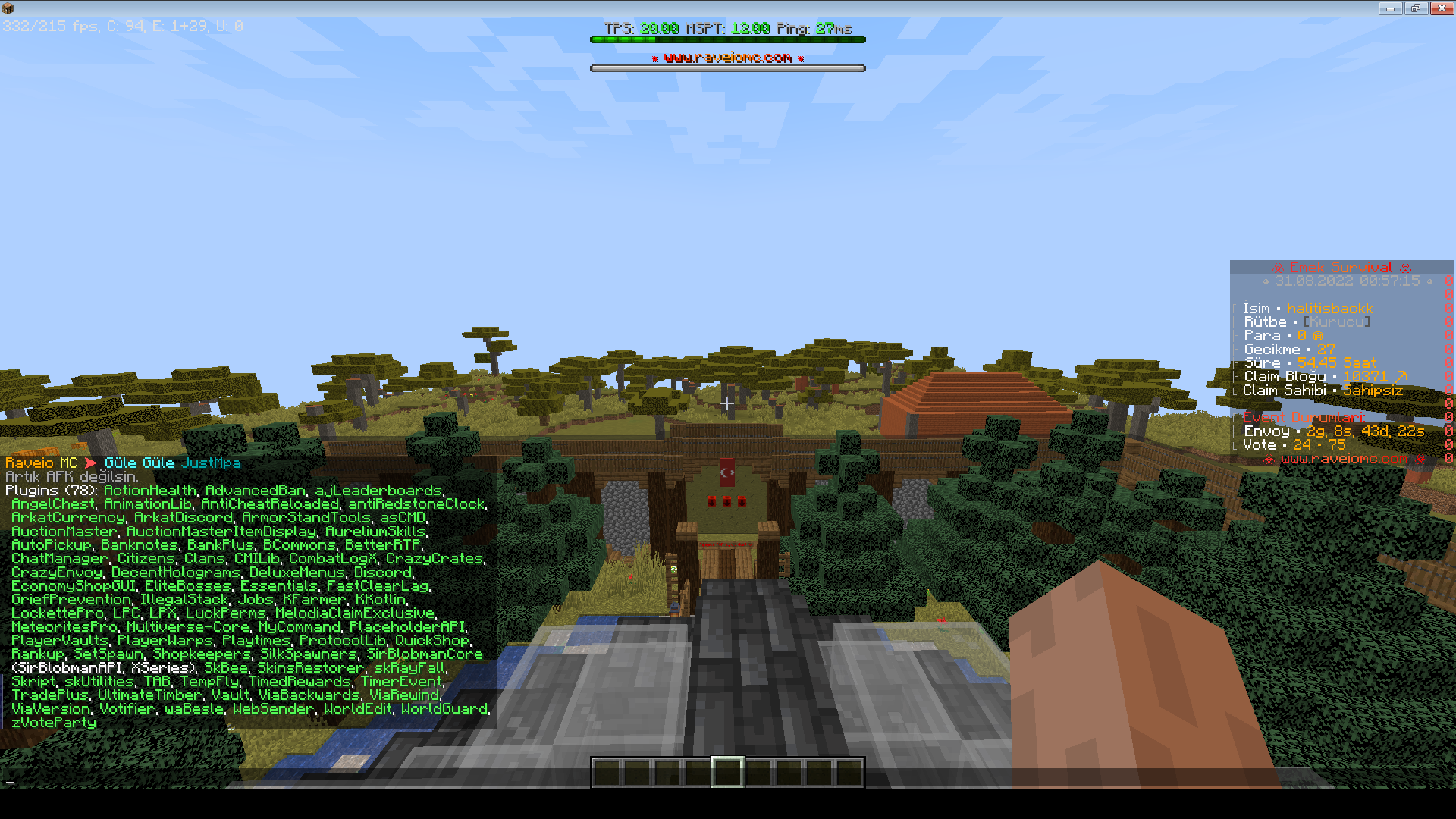 minecraft claim atma