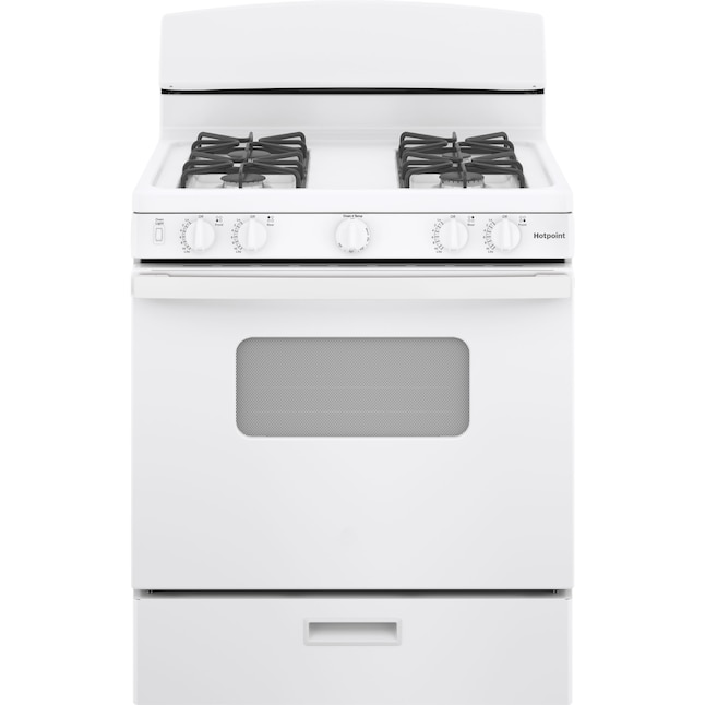 lowes gas stoves white