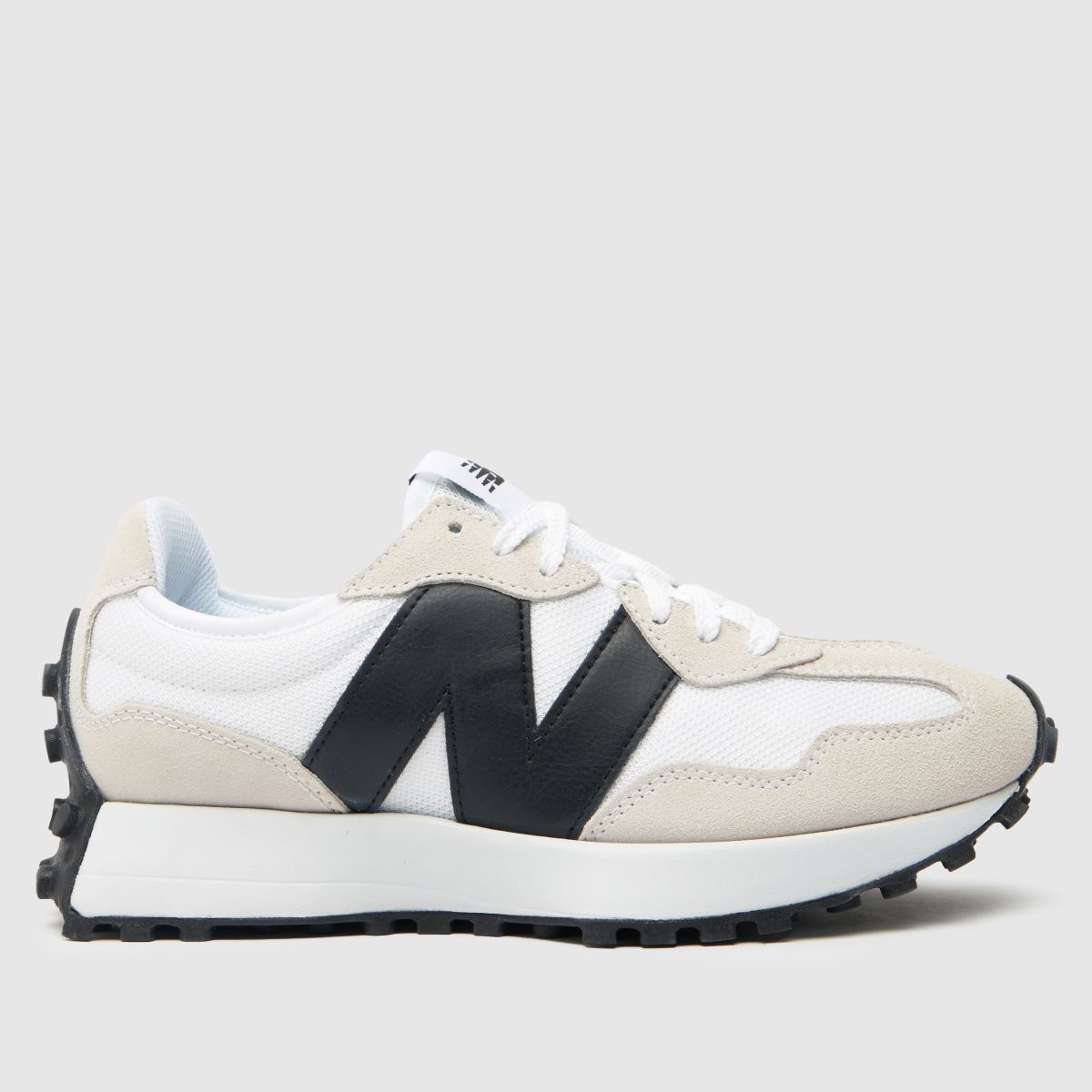 327 trainers in white & black