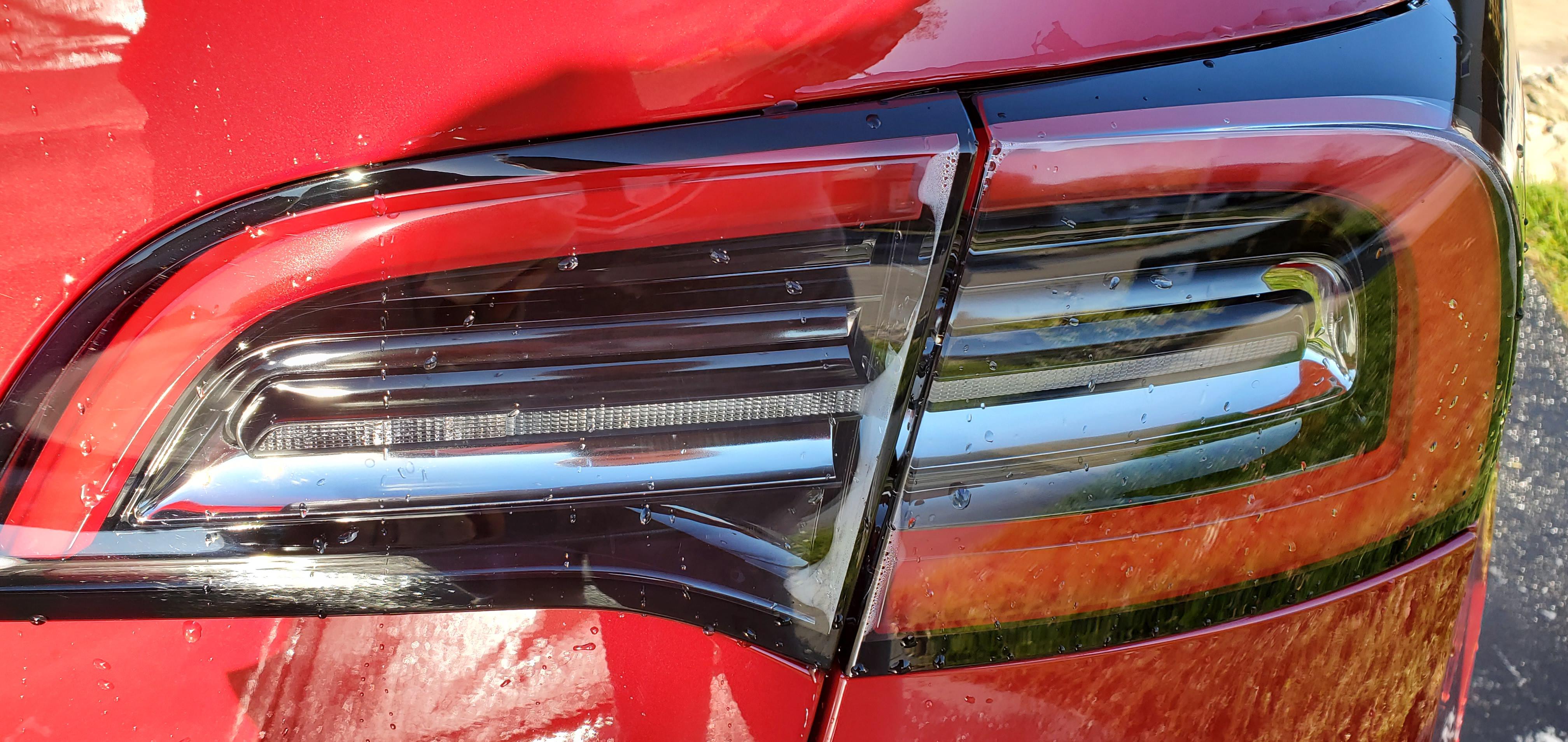 condensation in tail light tesla