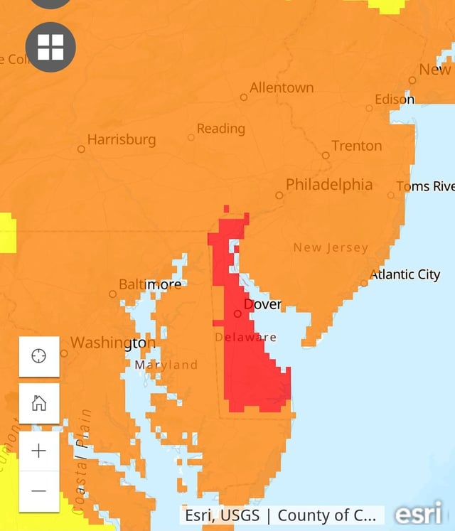 smoke map delaware