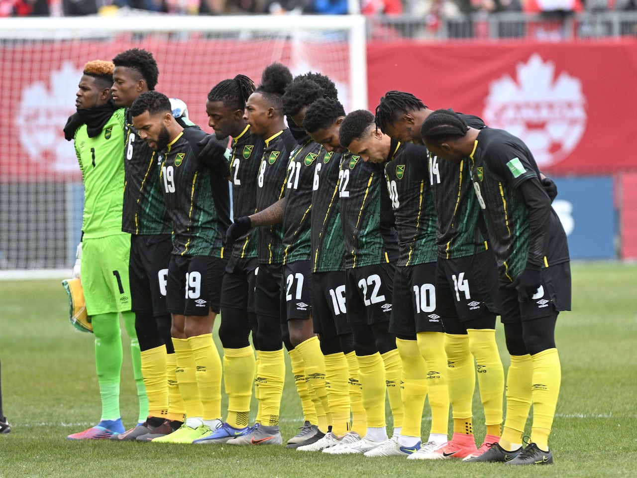 mexico national football team vs jamaica national football team lineups