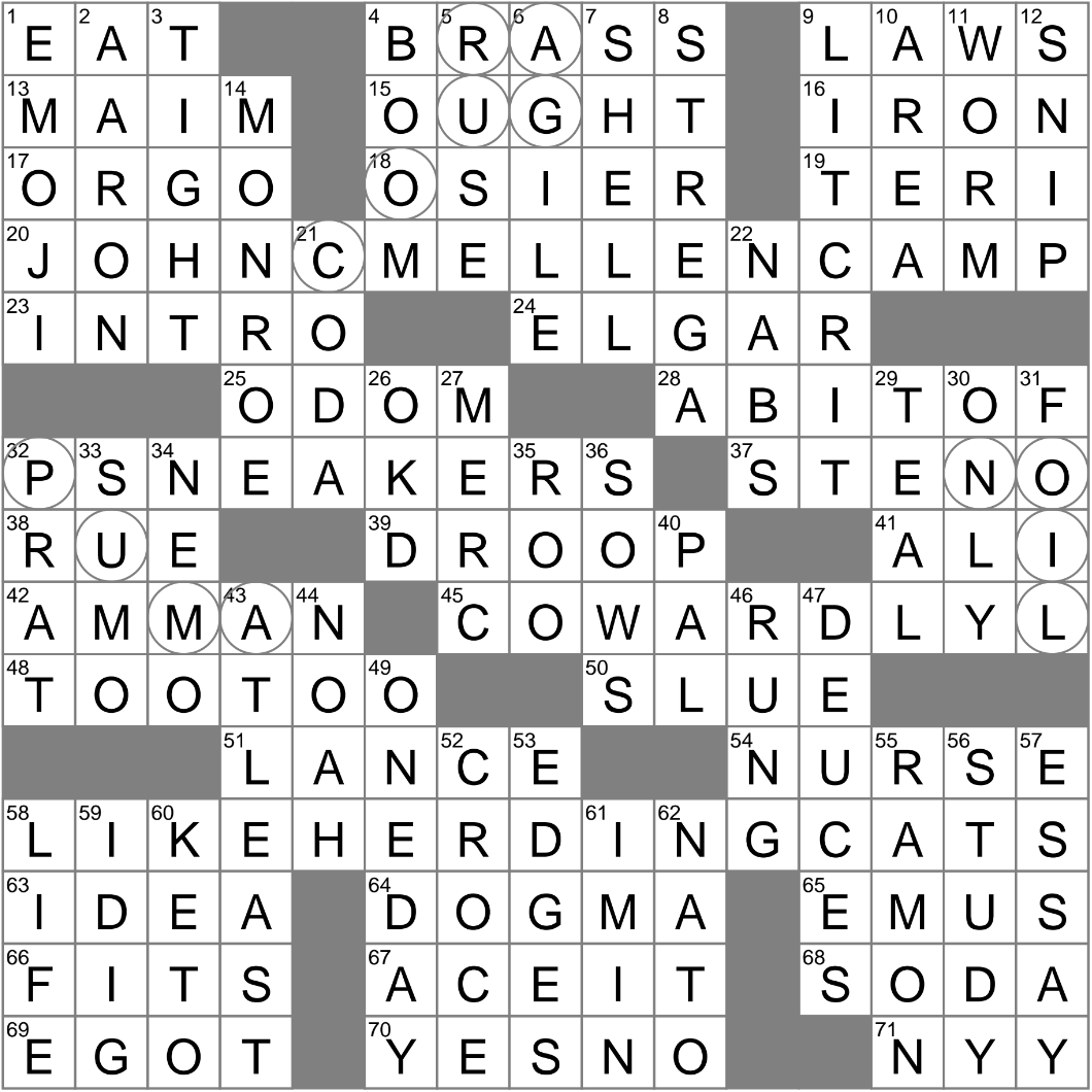 military board game crossword clue