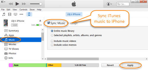 how to transfer music from computer to iphone