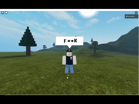 how to curse on roblox