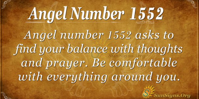 1552 angel number