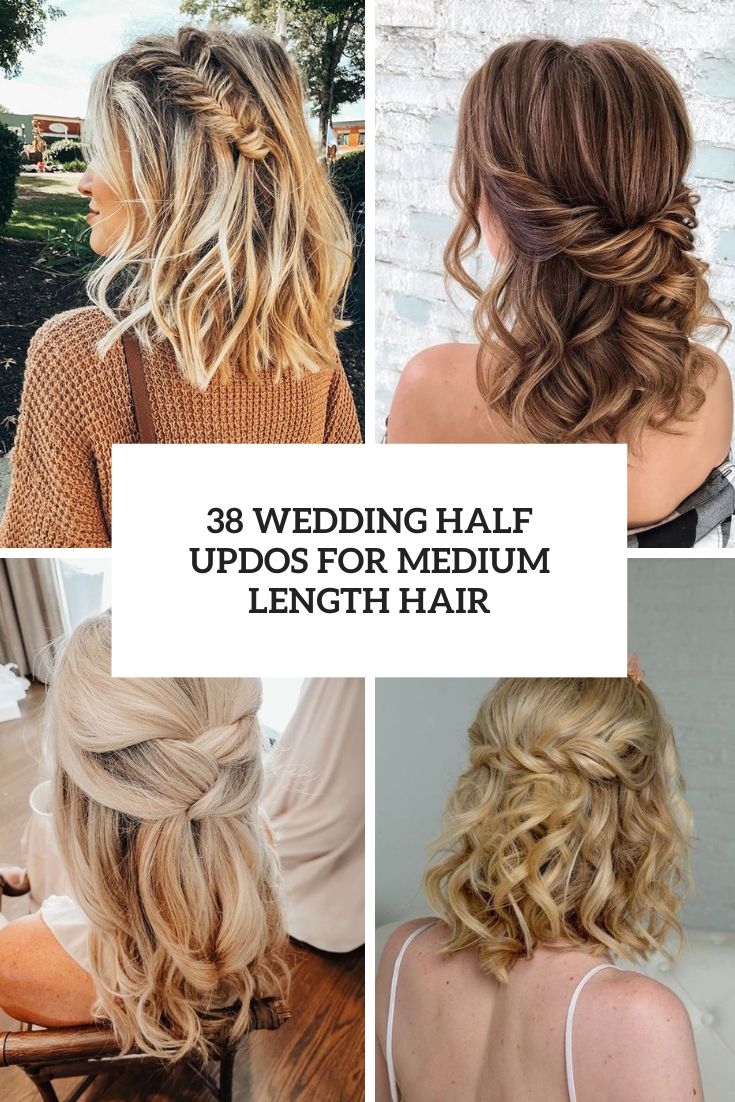 shoulder length half up hairstyles