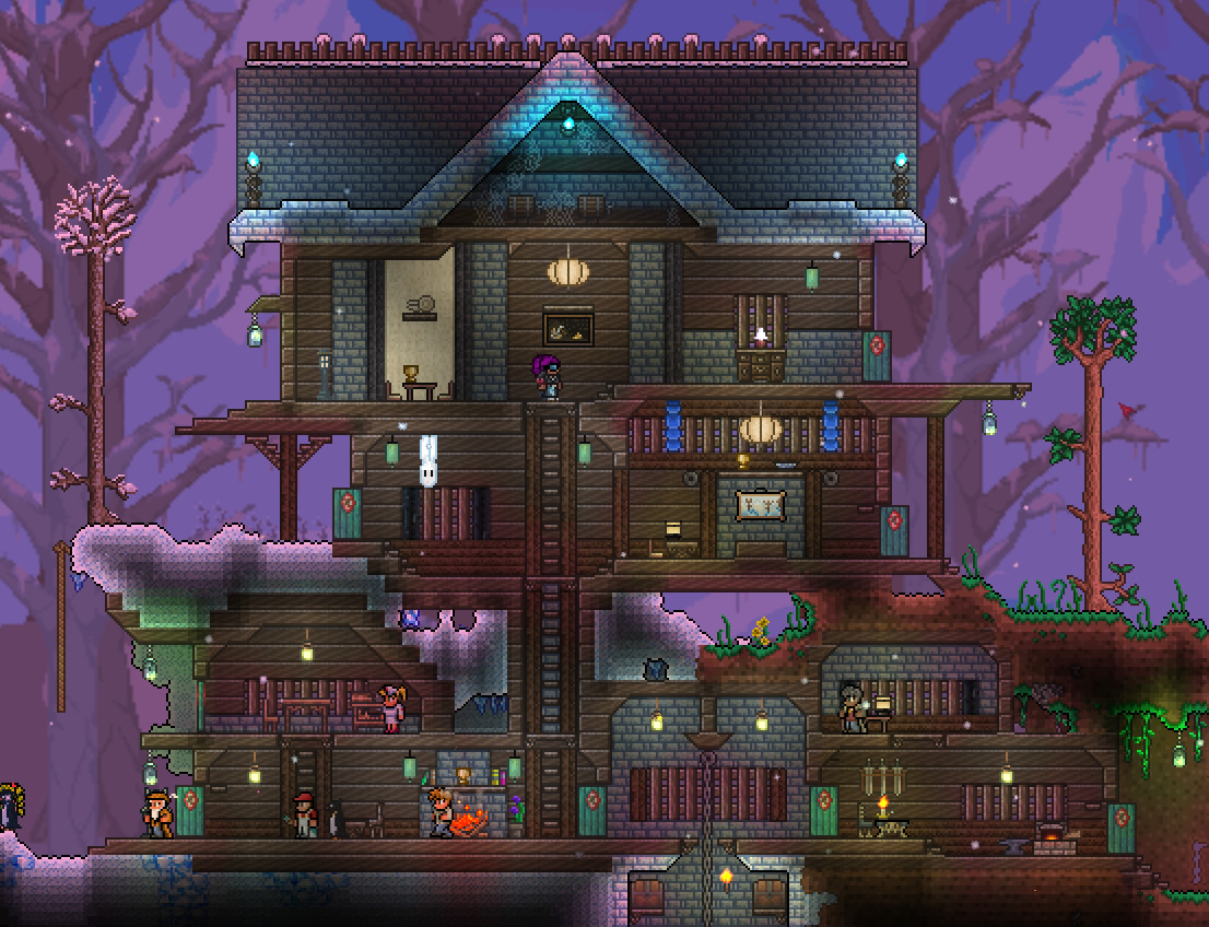 builds terraria